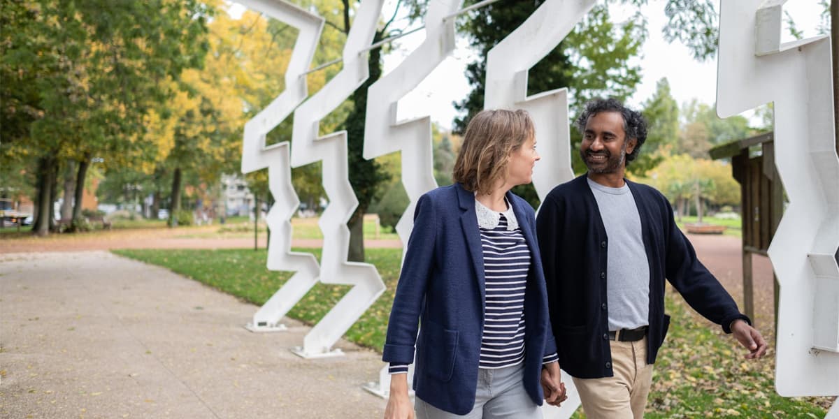 Couple on a DFDS trip