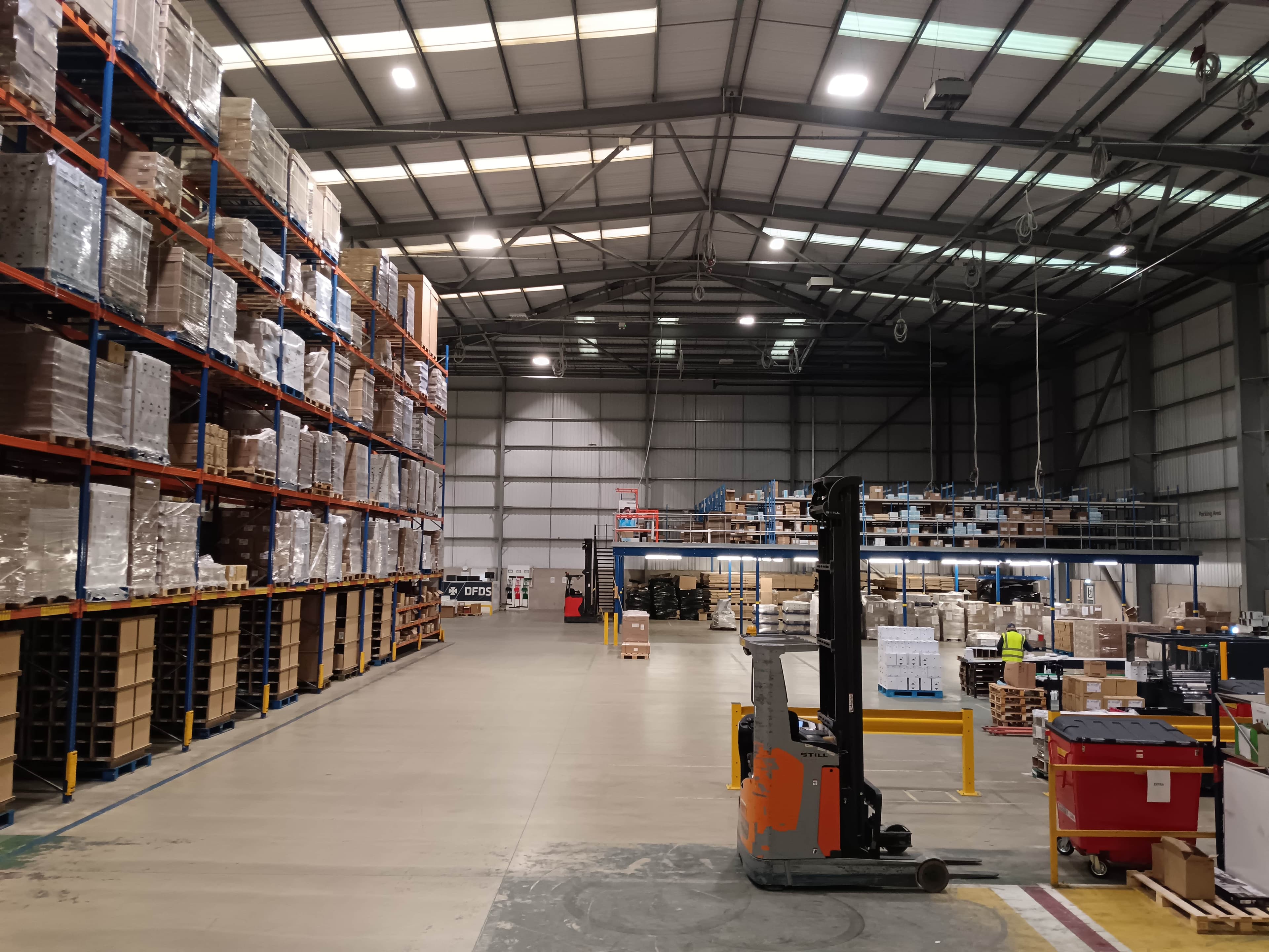 Corby warehouse interior