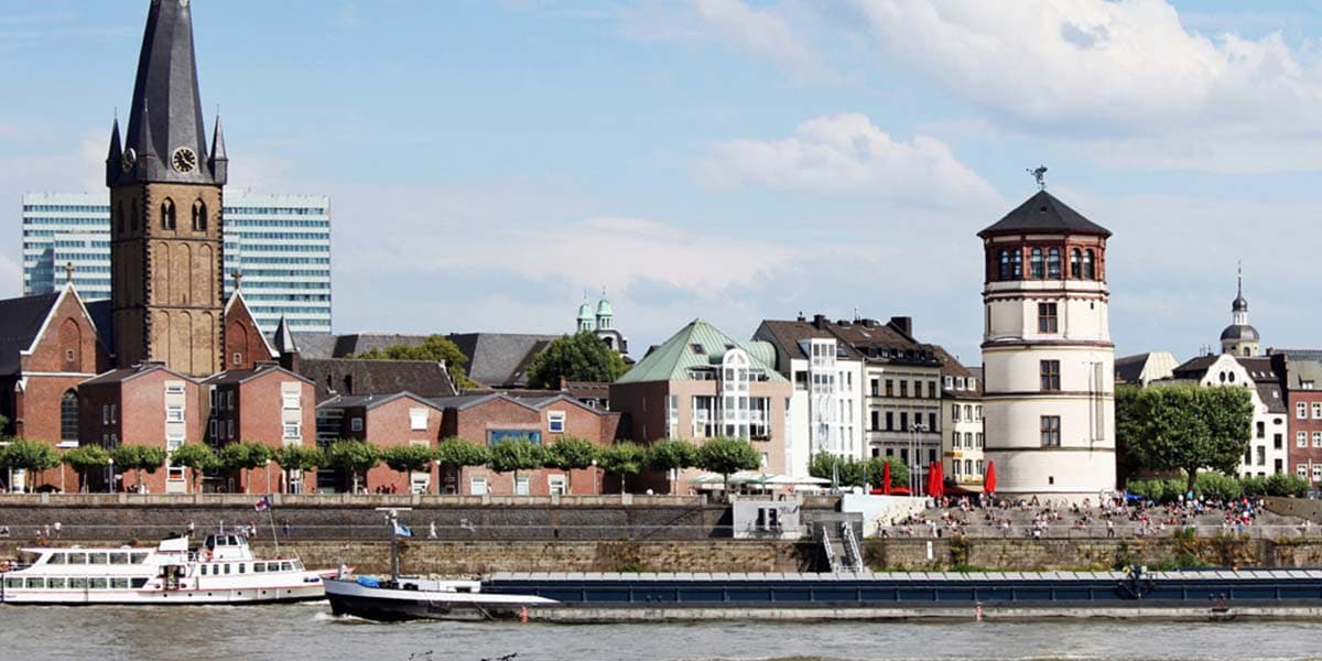 La città di Dusseldorf