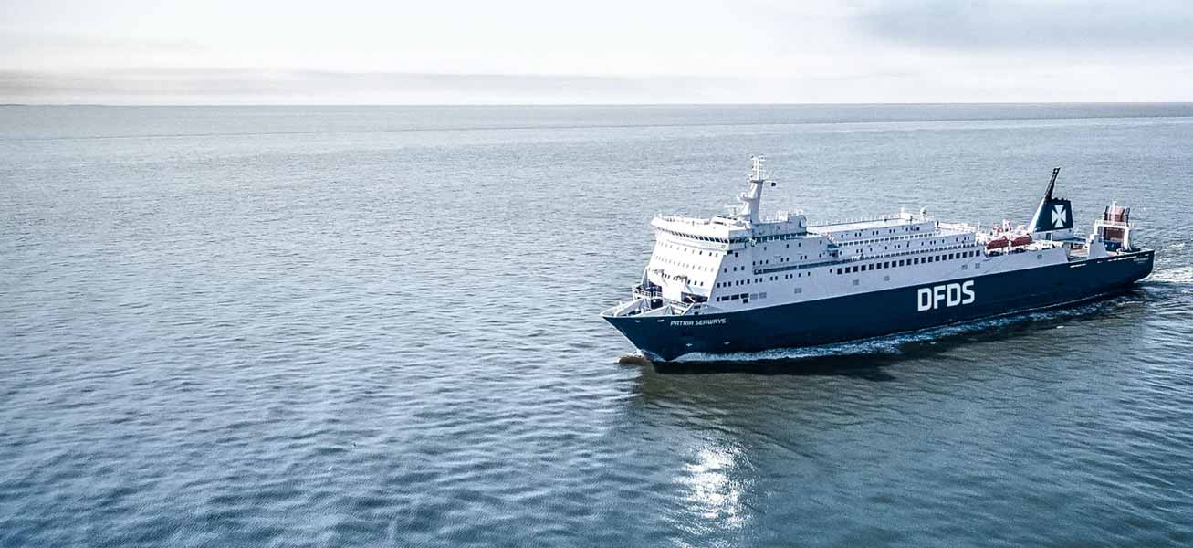 Prom Patria Seaways na morzu