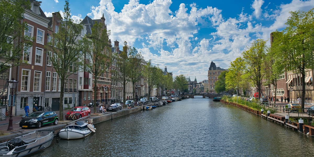 Couple on deck of DFDS ferry