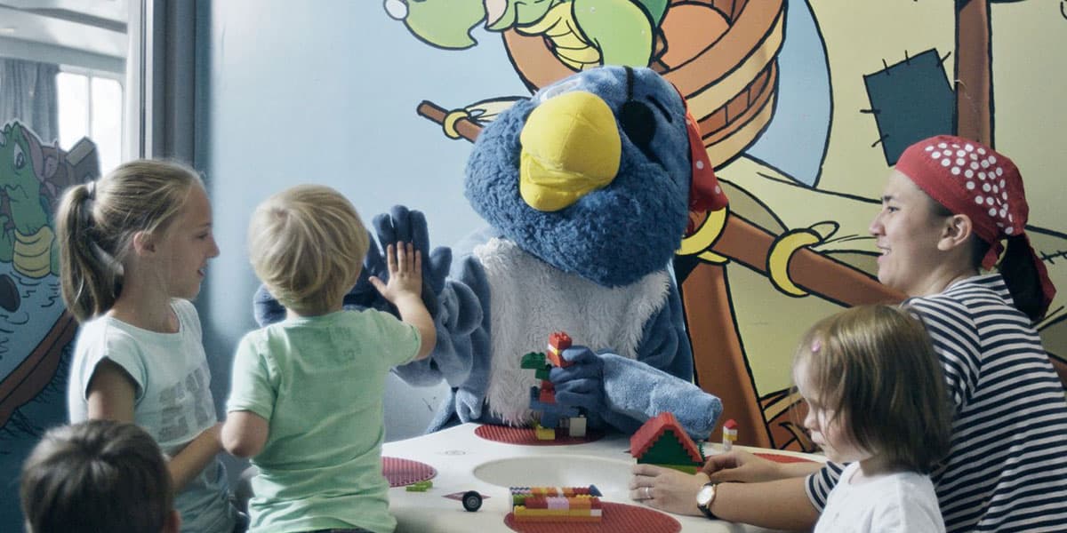 Divertissement pour vos enfants à bord du ferry vers Newcastle - Amsterdam