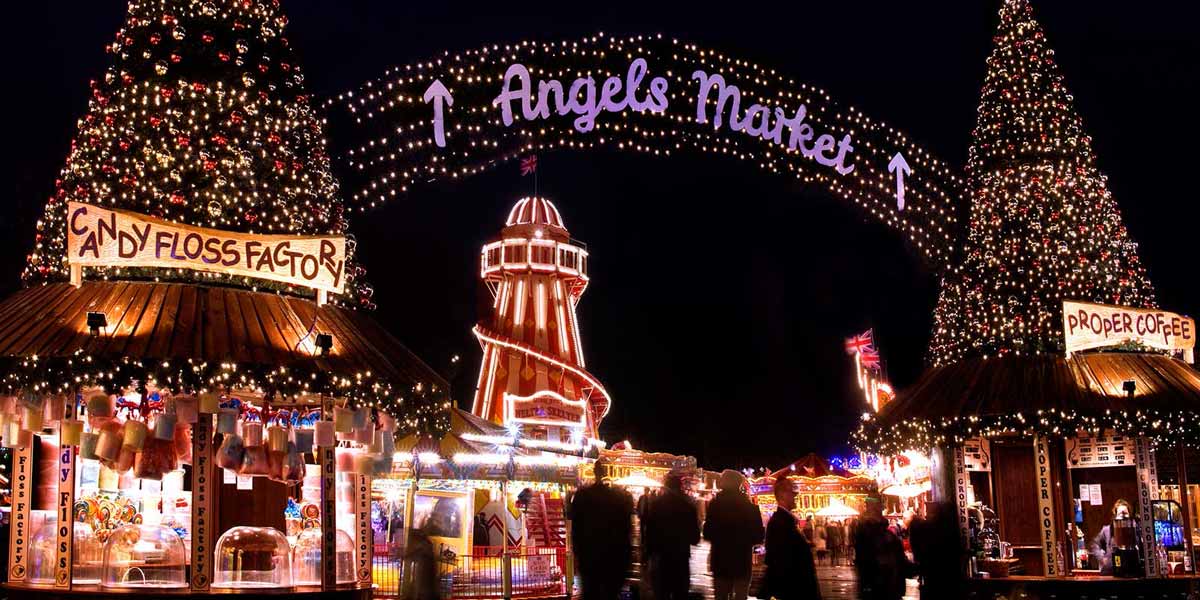 Winter wonderland Hyde Park in London