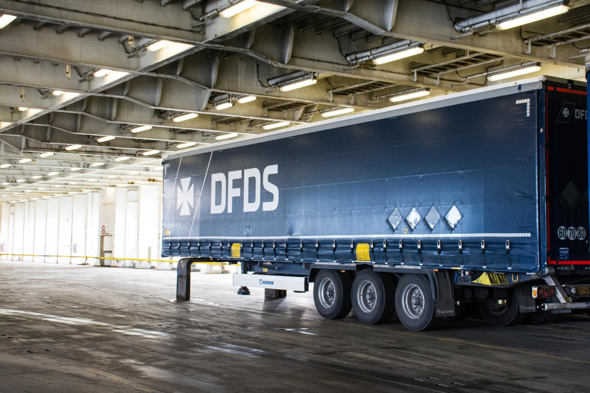 We are very excited about the arrival of the first shipment of 650 new trailers from Krone at DFDS Logistics.