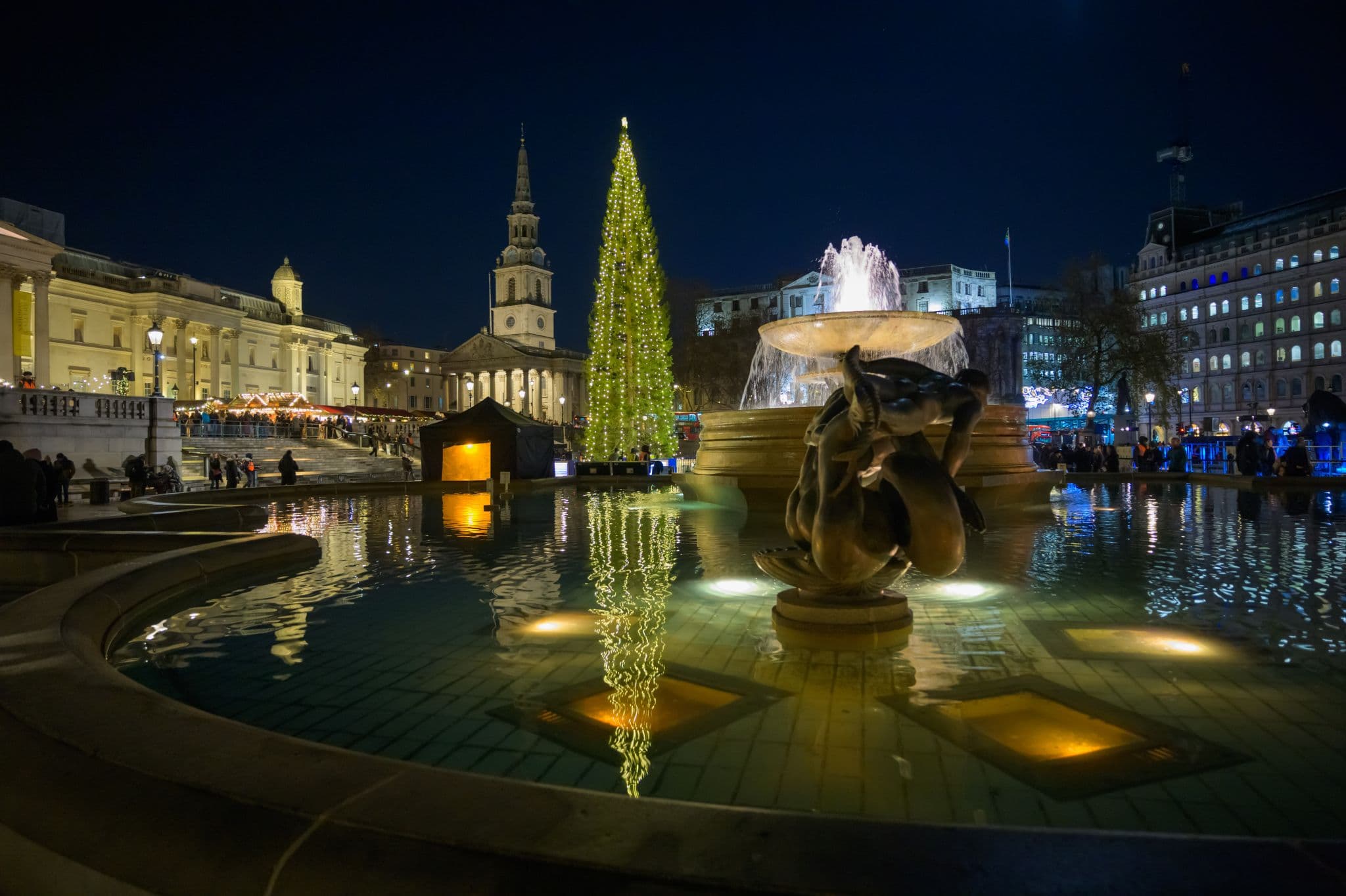 Christmas Tree, London, Trafalgar Square