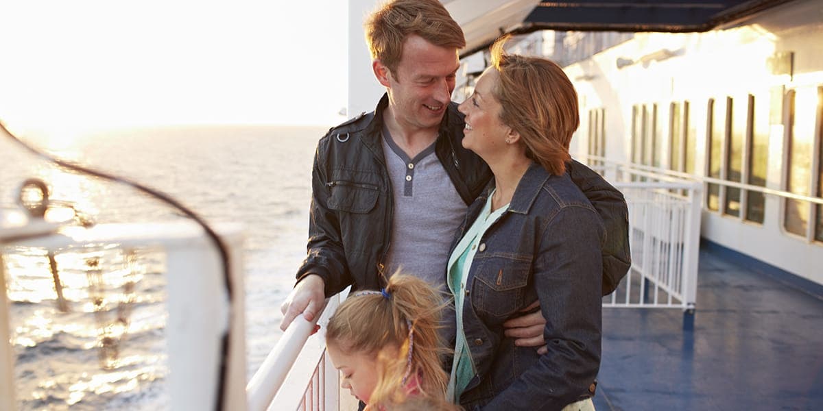 Una famiglia a bordo