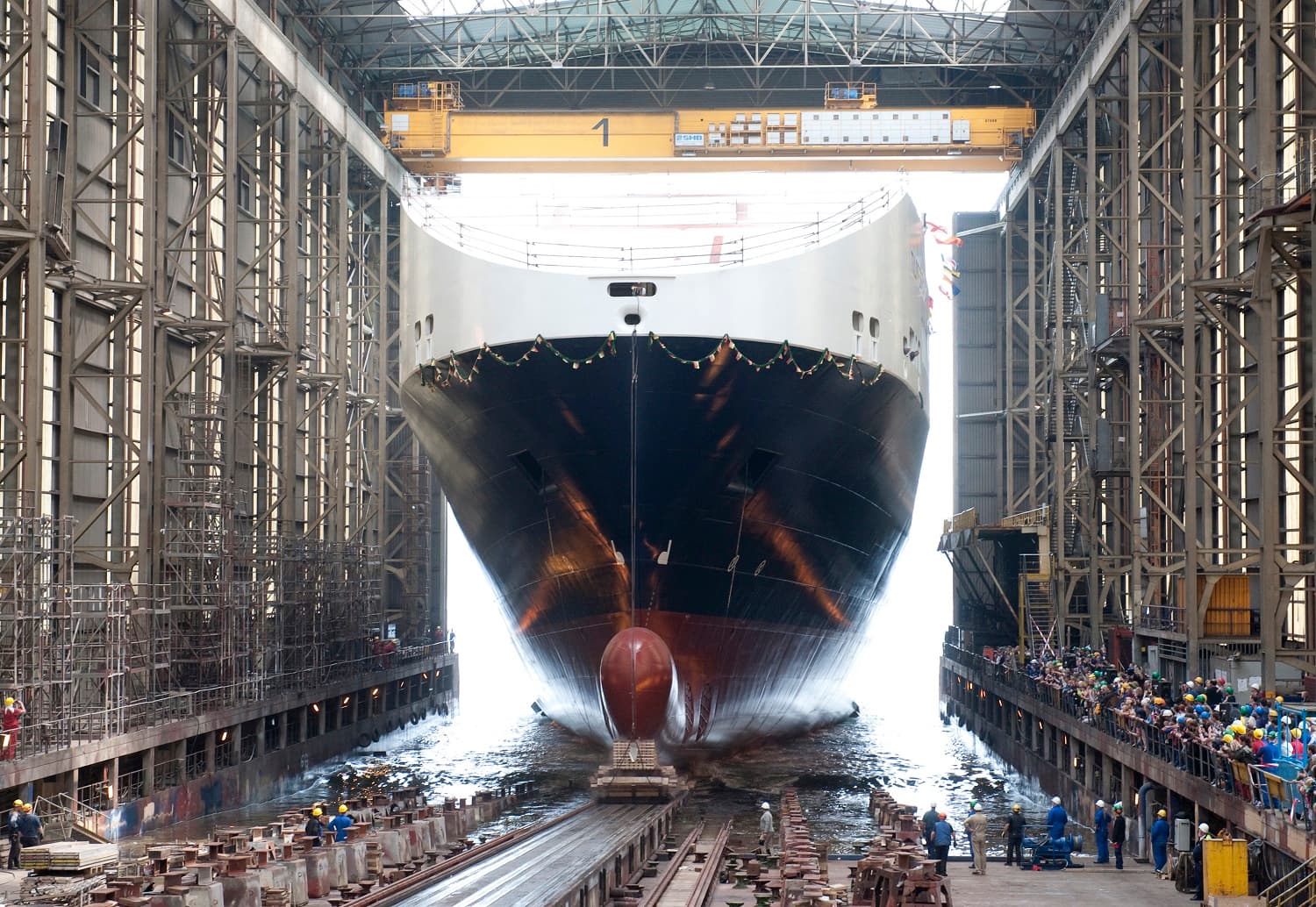 New DFDS vessel Tulipa Seaways being launched