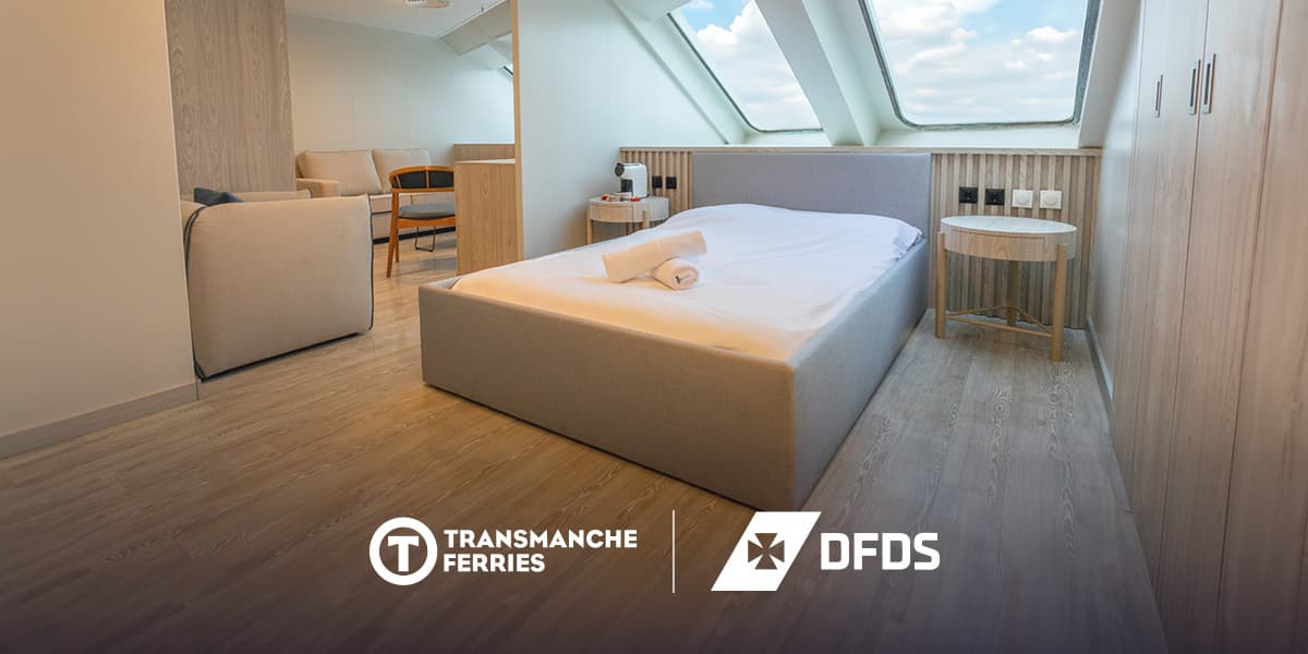 Cabin on DFDS Dieppe-Newhaven ferry
